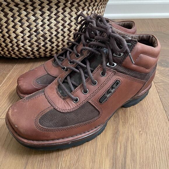 310 Motoring Wraith Chocolate Brown Leather Ankle Boots Lace Up 11 main image 5